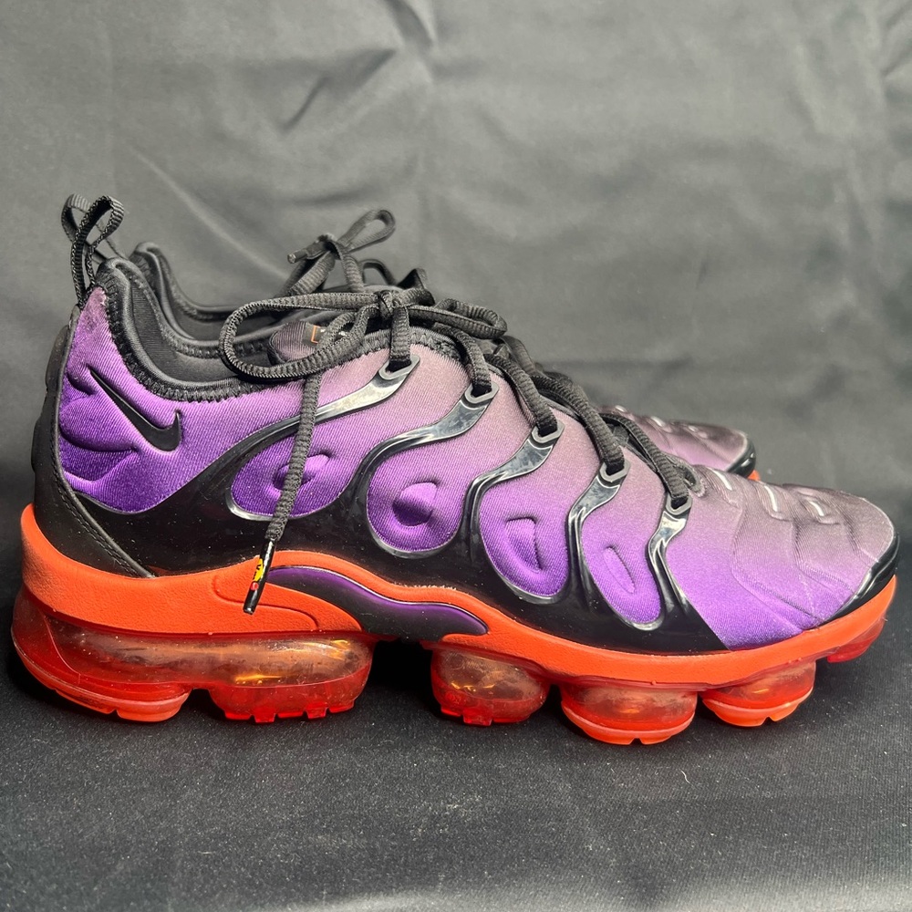 Nike Air VaporMax Plus Purple and Red Sneakers